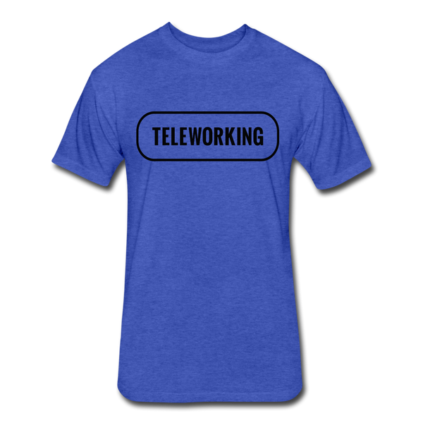 Teleworking - Dark (Unisex) - heather royal