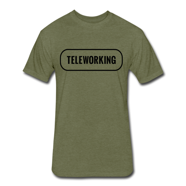 Teleworking - Dark (Unisex) - heather military green