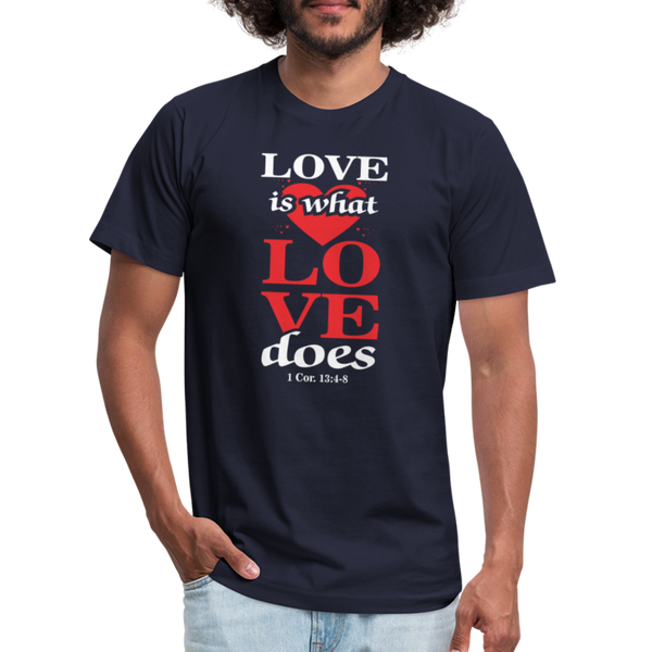 Love Is What Love Does - navy