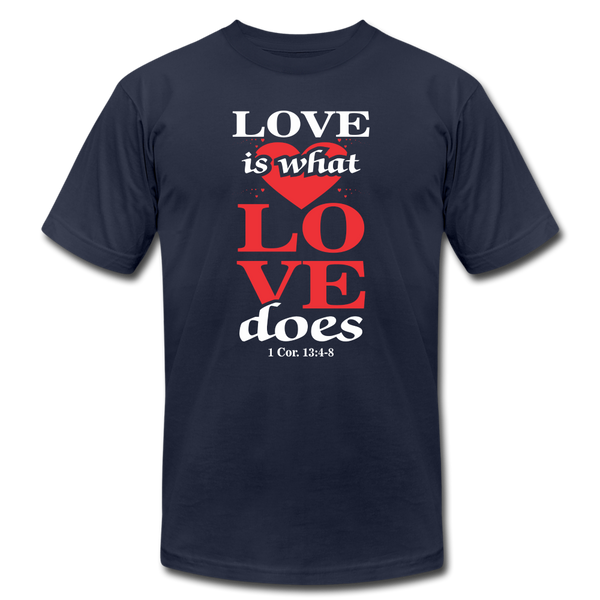 Love Is What Love Does - navy