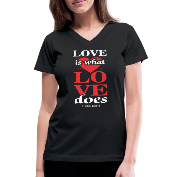 Love Is What Love Does (Women's) - black