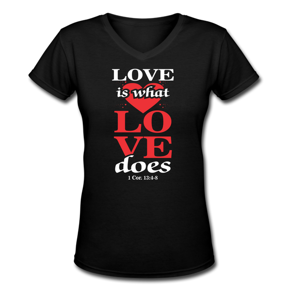 Love Is What Love Does (Women's) - black