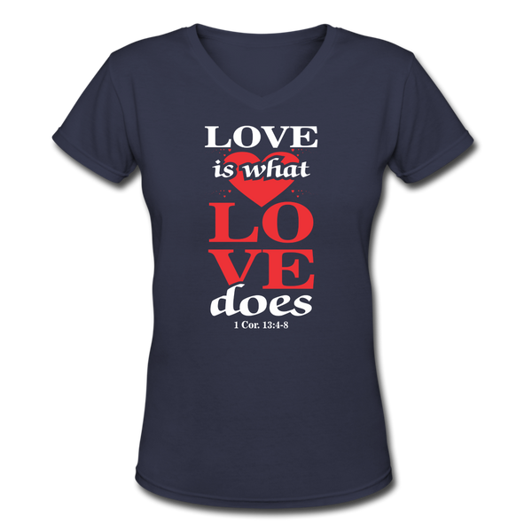 Love Is What Love Does (Women's) - navy