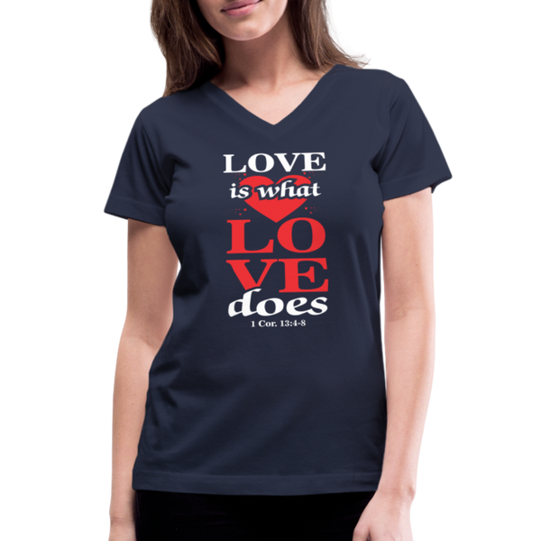 Love Is What Love Does (Women's) - navy