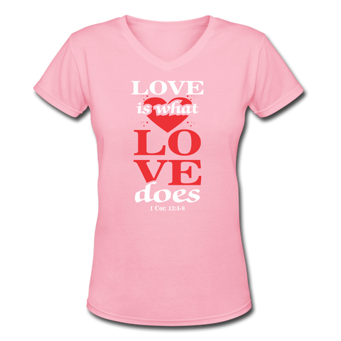 Love Is What Love Does (Women's) - pink